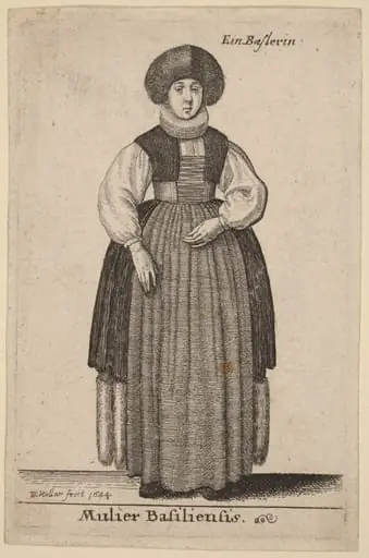 Mulier Basiliensis, by Wenceslaus Hollar