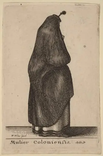 Mulier Coloniensis, by Wenceslaus Hollar