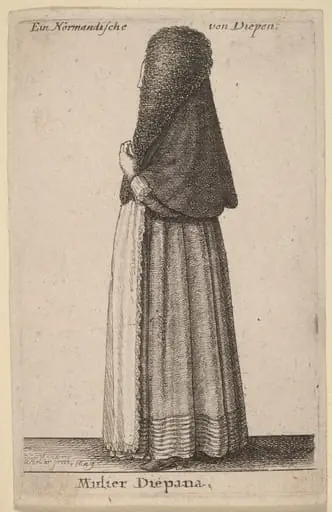 Mulier Diepana, by Wenceslaus Hollar