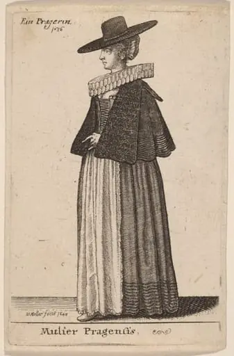 Mulier Pragensis, by Wenceslaus Hollar