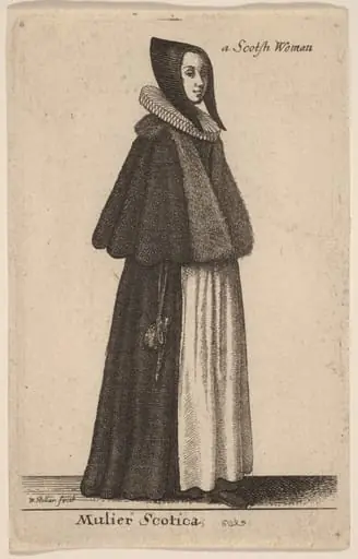 Mulier Scotica, by Wenceslaus Hollar