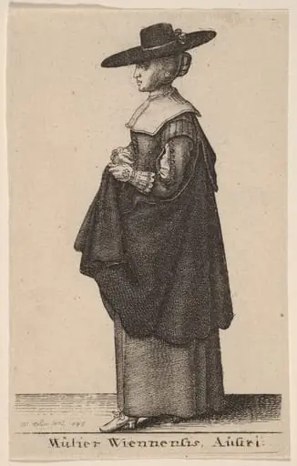 Mulier Wiennensis Austri, by Wenceslaus Hollar