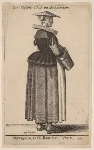 Navigatoris Hollandici Vxor, by Wenceslaus Hollar
