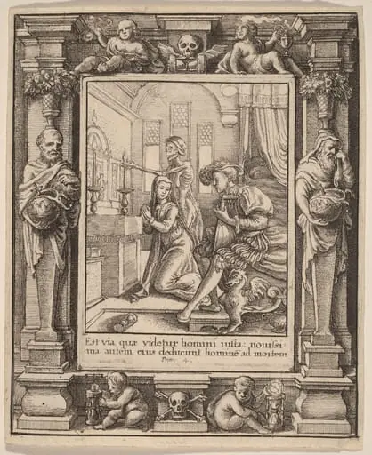 Nun, by Wenceslaus Hollar