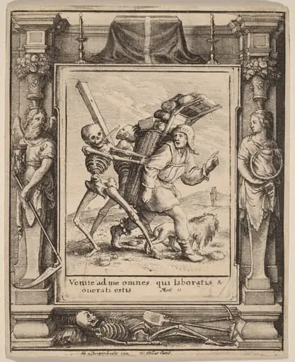 Peddler, by Wenceslaus Hollar