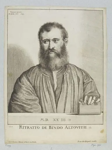 Portrait of Bindo Altoviti, by Wenceslaus Hollar