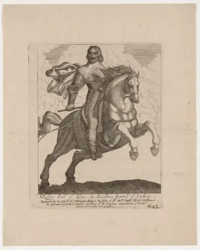 Robert Devereux, Third Earl of Essex, by Wenceslaus Hollar
