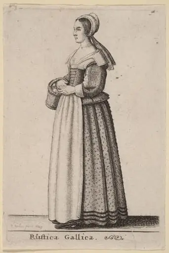 Rustica Gallica, by Wenceslaus Hollar