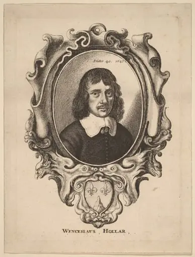 Self-Portrait, by Wenceslaus Hollar