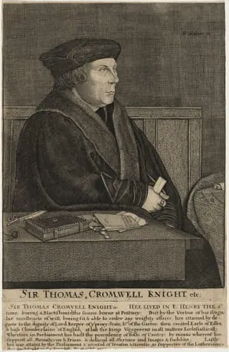 Sir Thomas Cromwell, by Wenceslaus Hollar