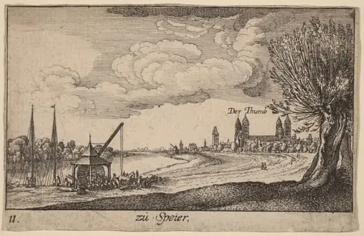 Speyer, by Wenceslaus Hollar