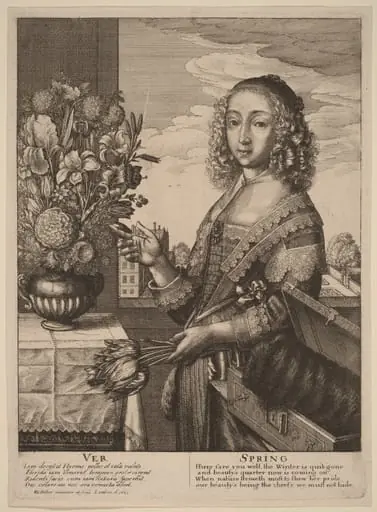 Spring, by Wenceslaus Hollar