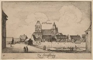 Strasbourg, by Wenceslaus Hollar, 1635