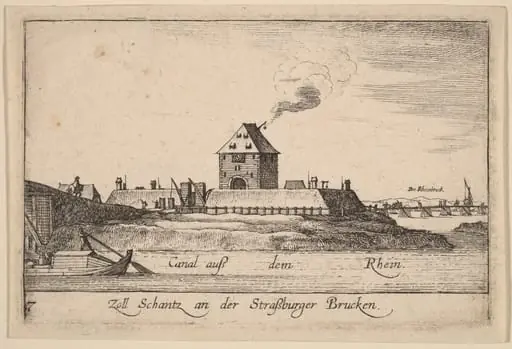 Strasbourg: The Toll House, by Wenceslaus Hollar