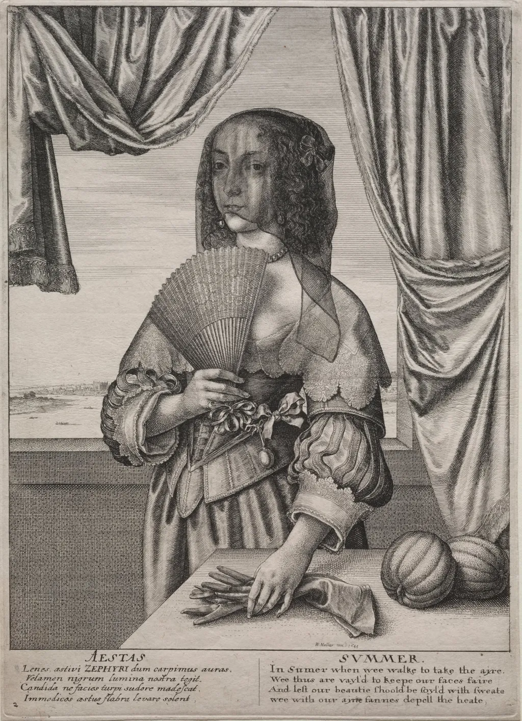 The Four Seasons: Summer, by Wenceslaus Hollar, 1641
