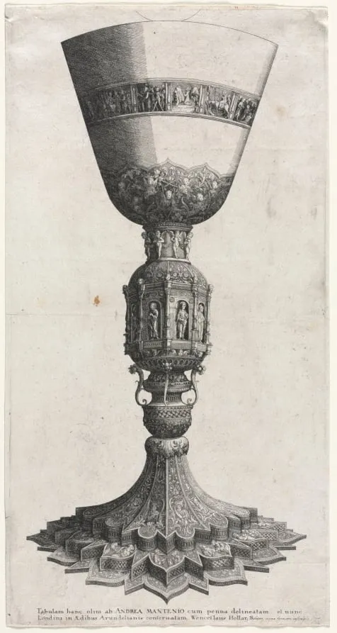 The Great Chalice Adorned with Figures, by Wenceslaus Hollar, 1640