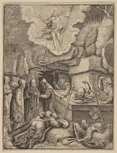 The Resurrection, by Wenceslaus Hollar