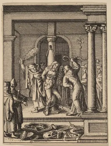 The Scourging, by Wenceslaus Hollar