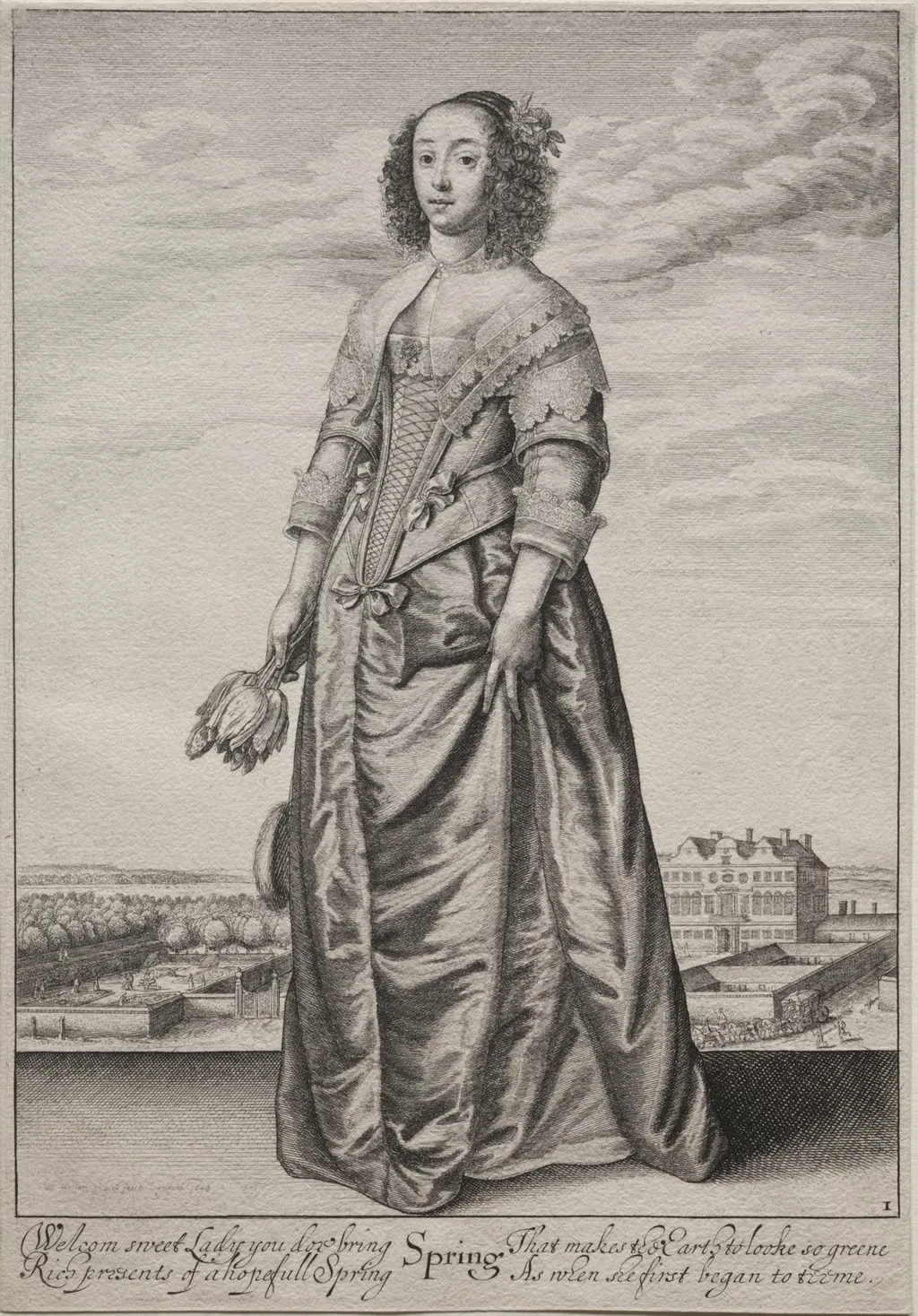 The Seasons: Spring, by Wenceslaus Hollar, 1644