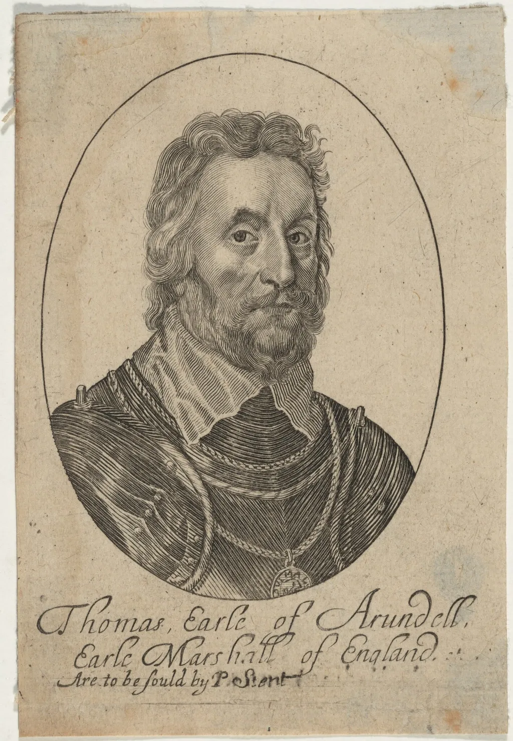 Thomas Howard, Earl of Arundel, by Wenceslaus Hollar, ink, 1642