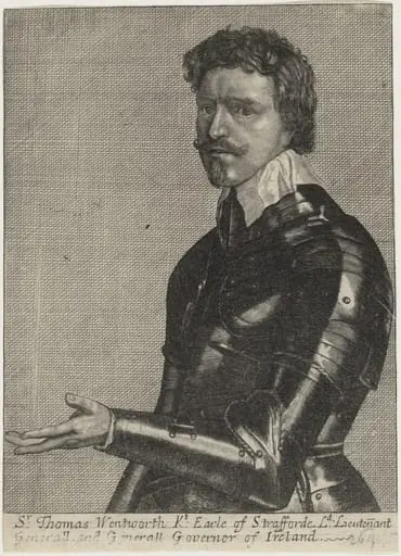 Thomas Wentworth, First Earl of Stafford, by Wenceslaus Hollar