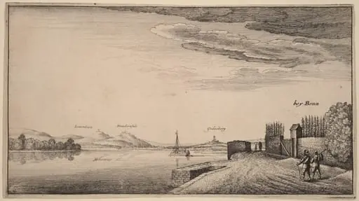 View of Lewenberg, by Wenceslaus Hollar