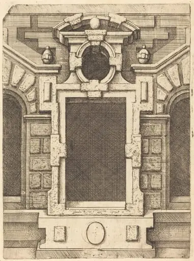 Pedimented Windows, by Wendel Dietterlin