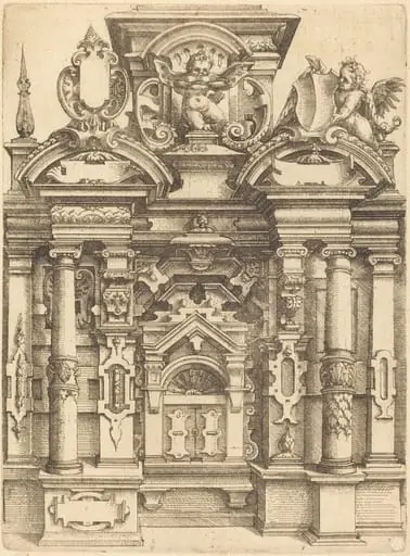 Triumphal Doorway, by Wendel Dietterlin