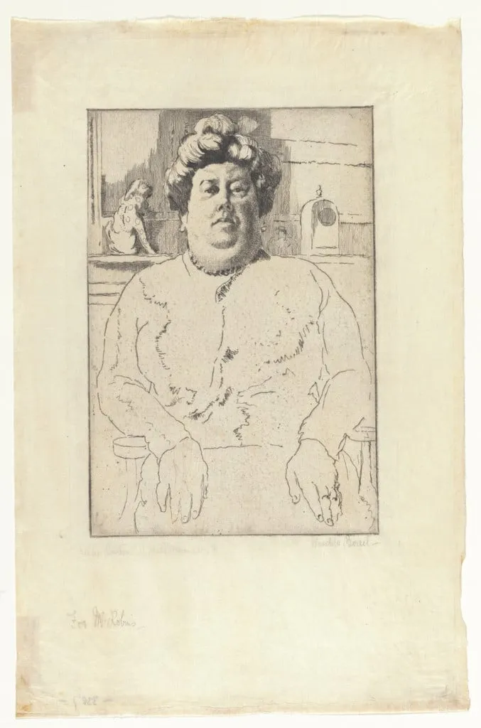 Untitled, by Wendela Boreel, ink, 1914