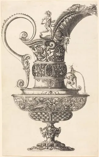 Jar with Neptune, by Wenzel Jamnitzer I