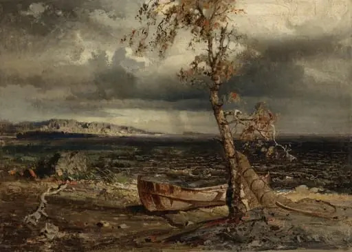 Myrsky Näsijärvellä, by Werner Holmberg