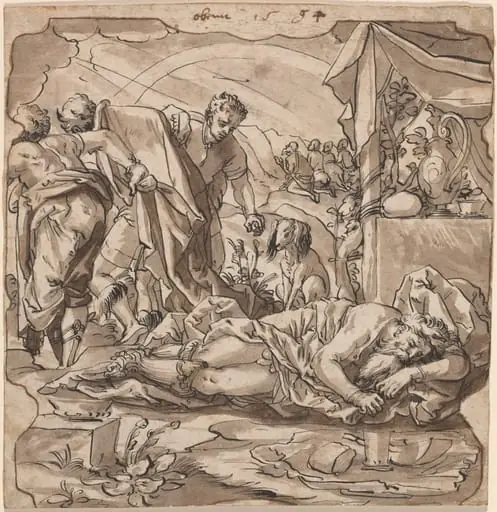 The Drunkenness of Noah, by Werner Kübler