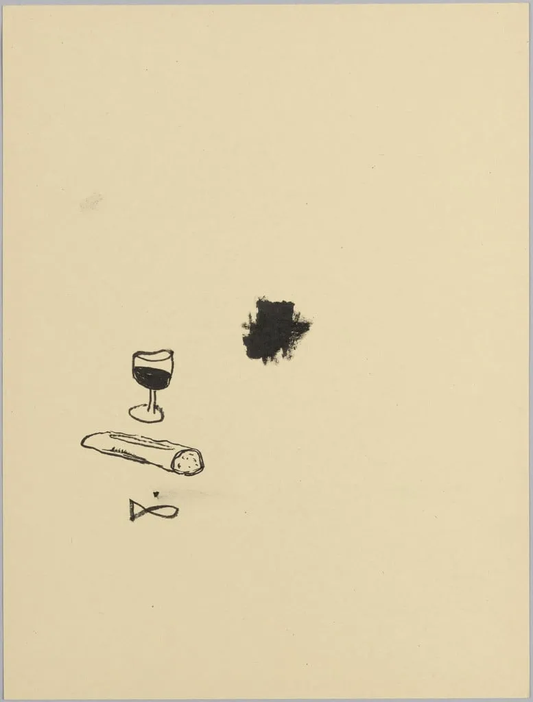 Untitled, by Wes Lang, ink, 2000