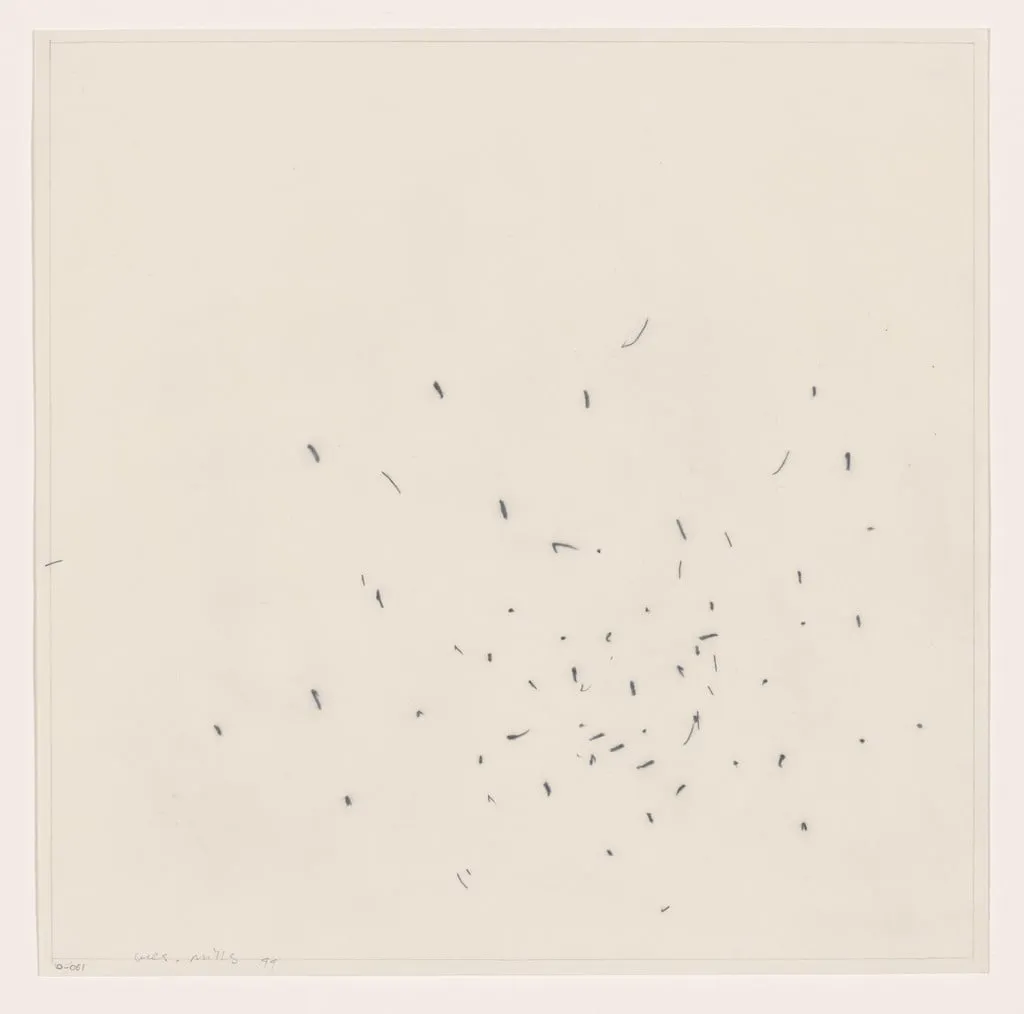 Untitled, by Wes Mills, graphite, 1999
