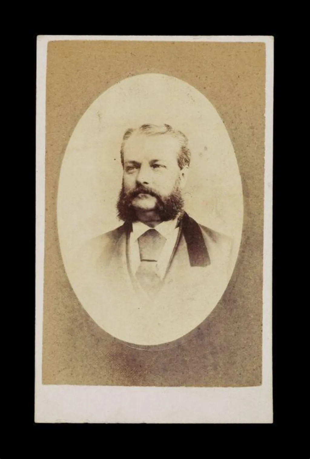 A portrait of a man, by West London Photographic Company, photographic, 1864