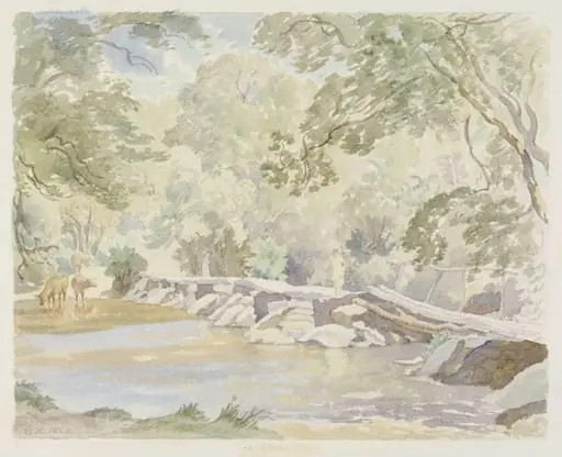 Tarr Steps, Exmoor, by White