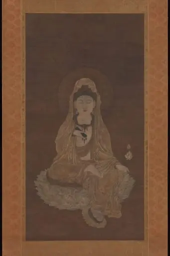 白衣観音図|White-Robed Kannon