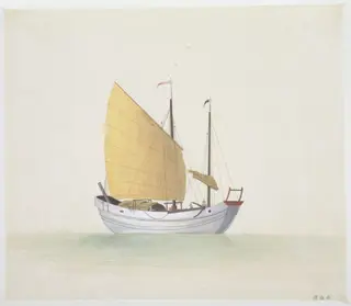White Salt Boat