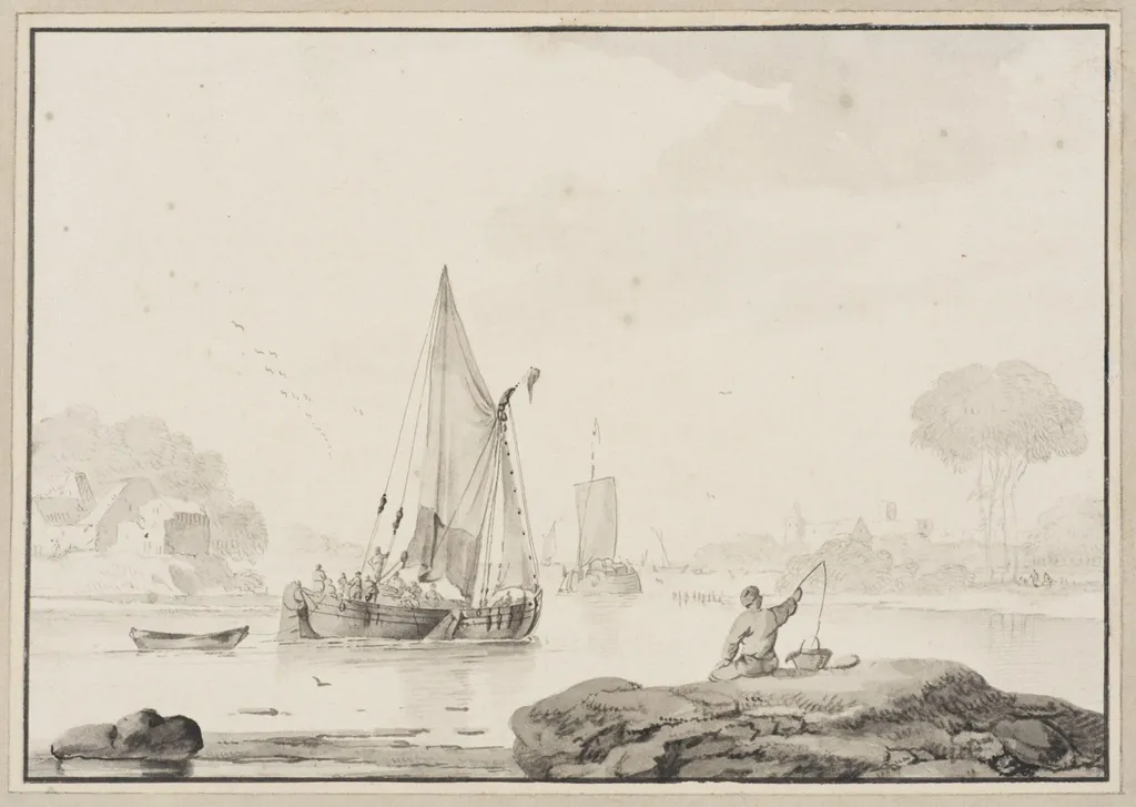 Dutch River Barges, by Wigerus Vitringa, 1657