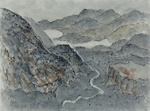 Delphi: Gorge towards Itea, by Wilczynski
