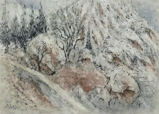 Delphi: Olives on Mount Parnassus, by Wilczynski
