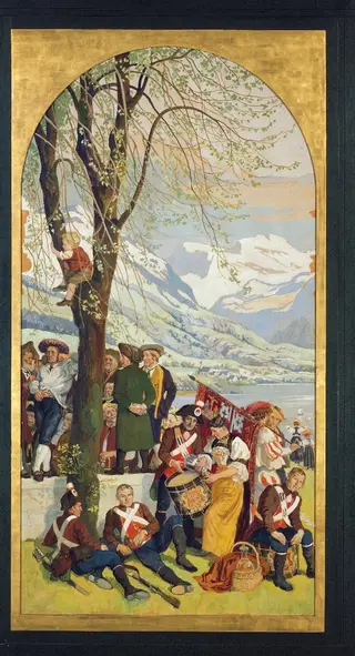 Obwaldner Landsgemeinde [fünftes Bild, rechts]