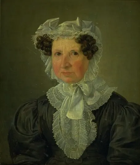 Portræt af jomfru Nissen, by Wilhelm Bendz, oil, 1825