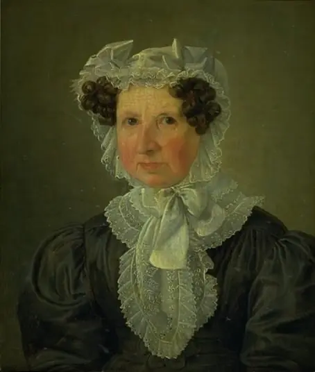Portræt af jomfru Nissen, by Wilhelm Bendz