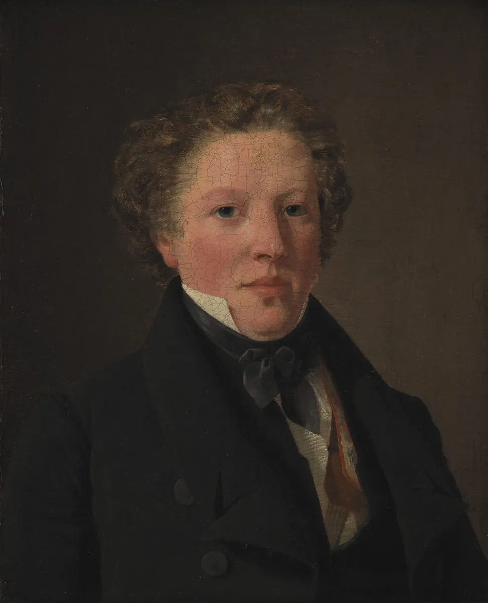The Actor Christoffer Hvid, by Wilhelm Bendz, oil, 1826