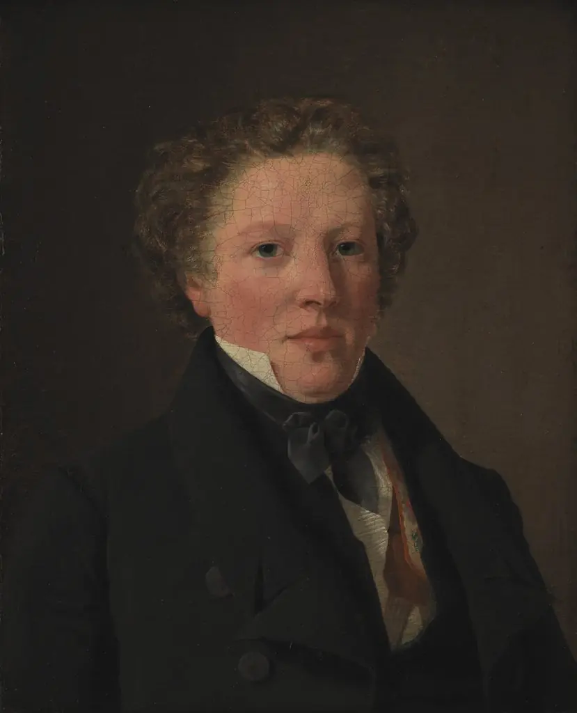 The Actor Christoffer Hvid, by Wilhelm Bendz