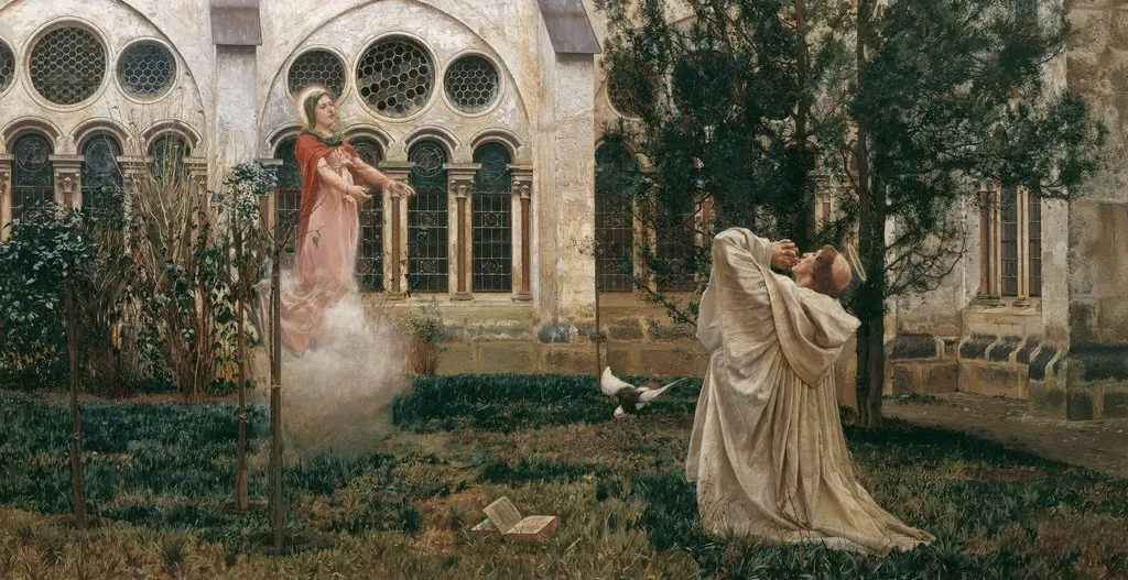Vision of St Bernard, by Wilhelm Bernatzik