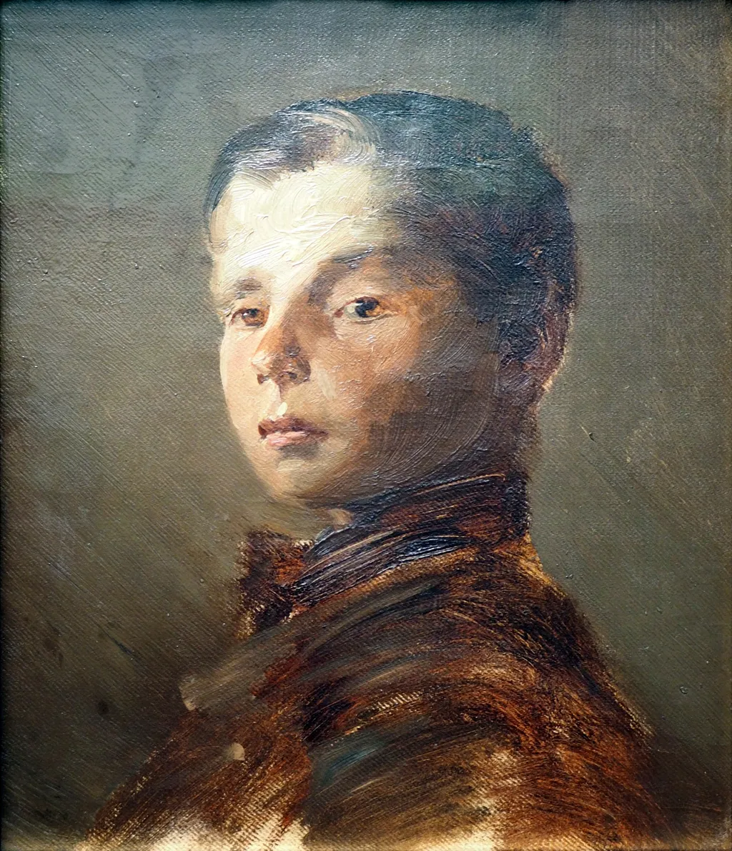 Portrait of a Young Man, by Wilhelm Busch, unspecified, 1875