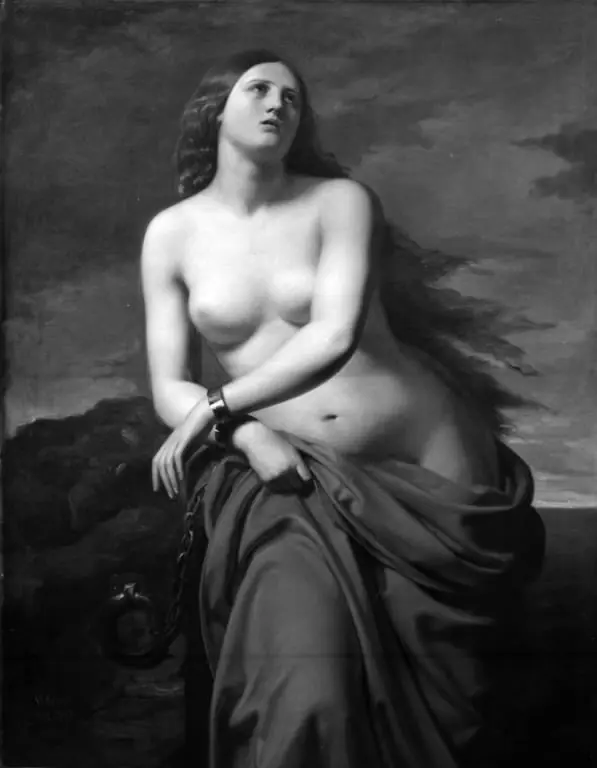 Andromeda Chained to the Rock, by Wilhelm Kümpel