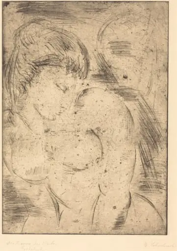 Woman's Dream (Der Traum des Weibes), by Wilhelm Lehmbruck